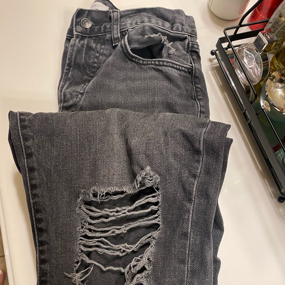 F21 straight leg jeans
